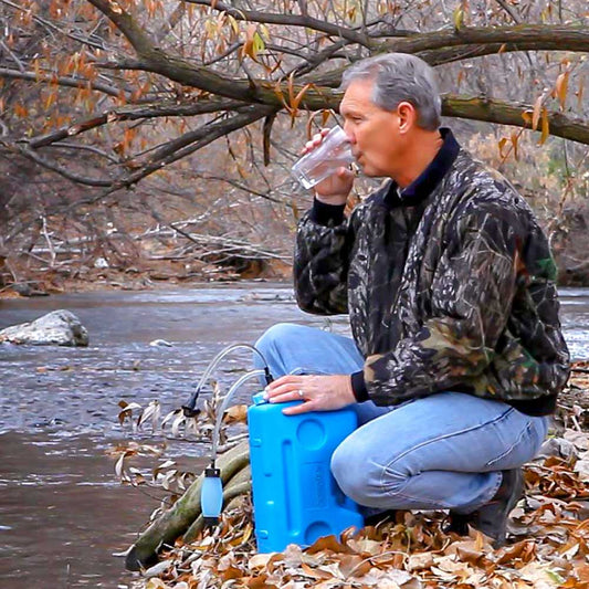 saganlife aquabrick water purification system provides clean safe drinking water anywhere you go