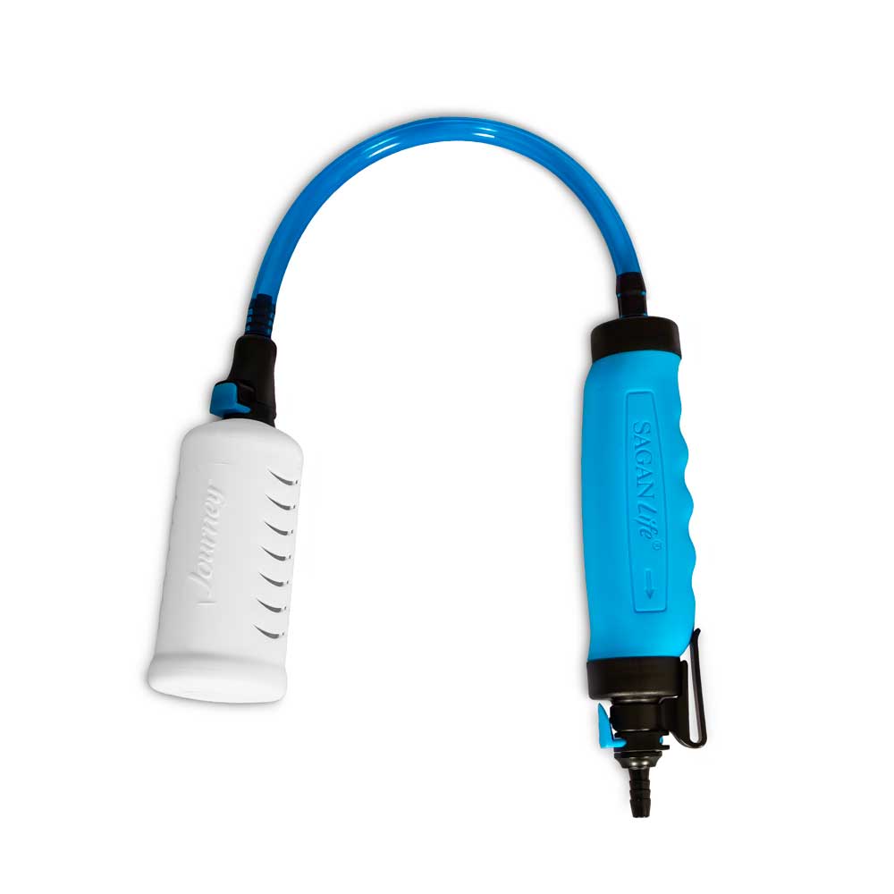 Survival water filter, purifies up to 250 gallons of contaminated water