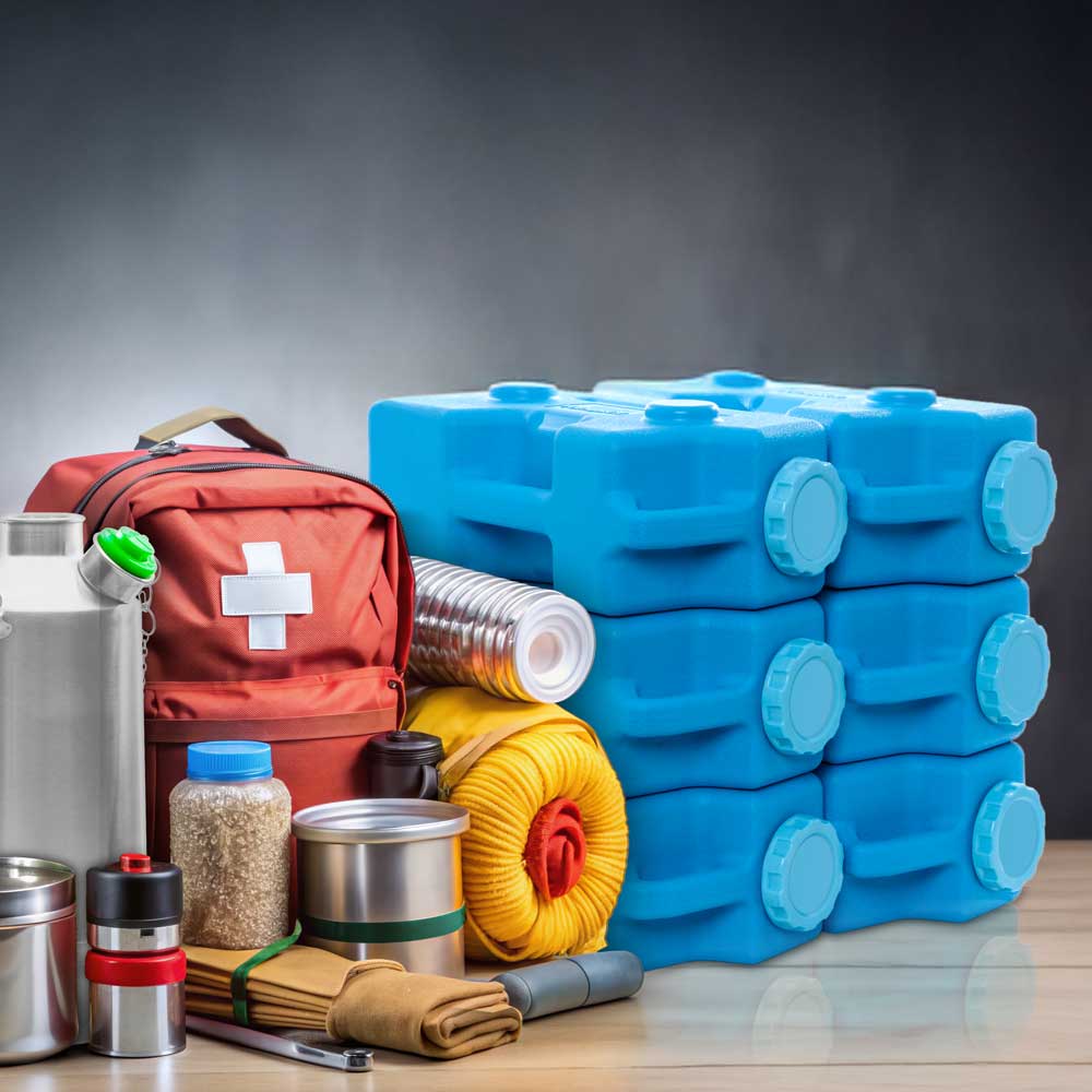 sagan life aquabrick food and water storage container 6 pack as part of a comprehensive emergency preparedness plan