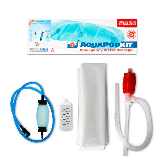 sagan life aquapod emergency bathtub water storage bladder