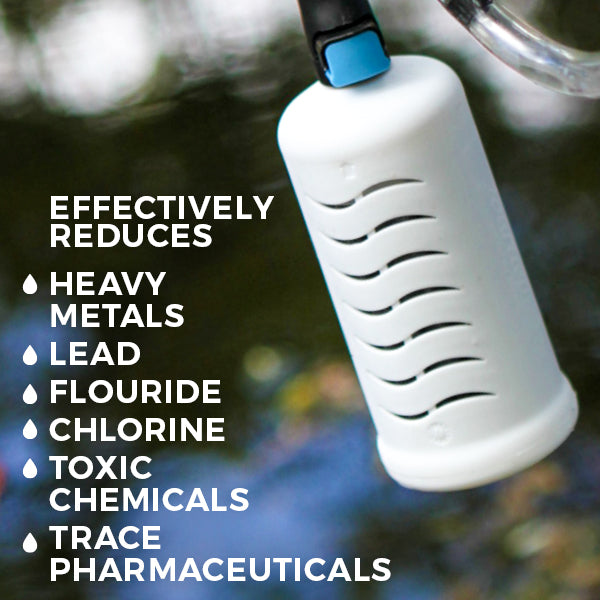 Journey replacement filter removes heavy metals and toxic chemicals from non-saltwater sources