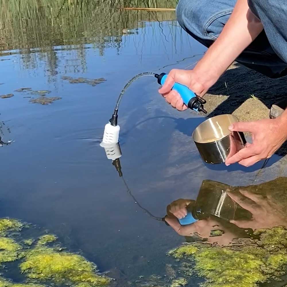 sagan life rapidflo survival filter have pure safe water from any nonsaltware source