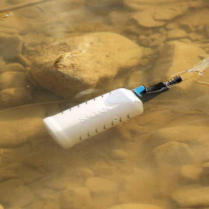 Journey Filter removes up to 99.99% of waterborne contaminants. Filter processes up to 250 gallons before needing replacement.