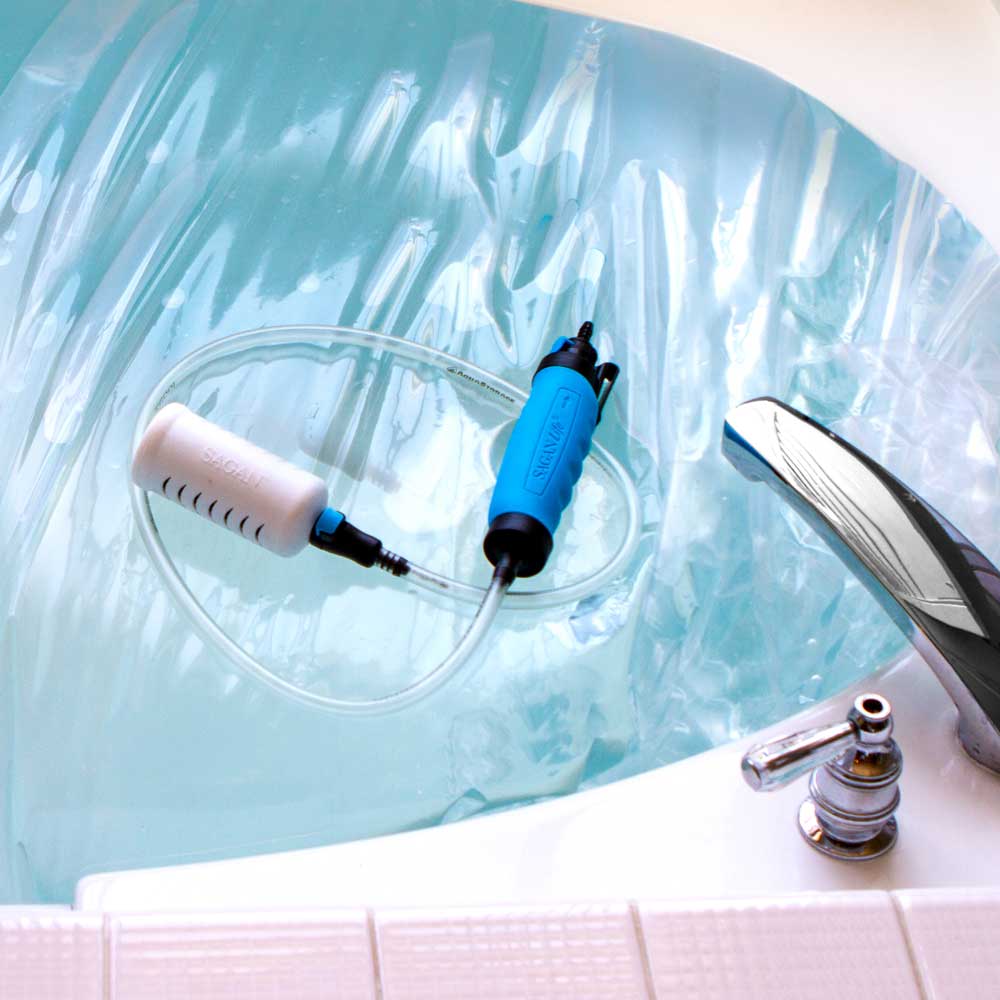 Journey Replacement Water Filter as shown with XStream Straw and AquaPod Emergency Water Storage Bladder