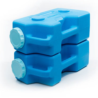 AquaBrick Water Storage Containers are also great as Food Storage Containers and can be stacked and configured to fit any emergency storage area. 
