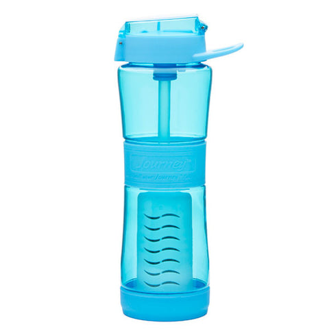 The Journey Water Bottle with Filter is a water bottle filter which filters any non salt water source into clean drinking water. 